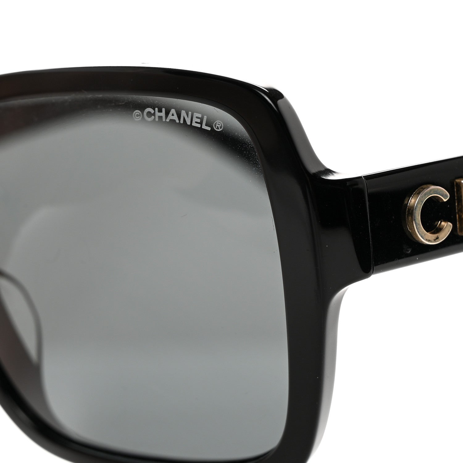 Chanel Acetate Square Sunglasses 5408-A Black 7 of 9