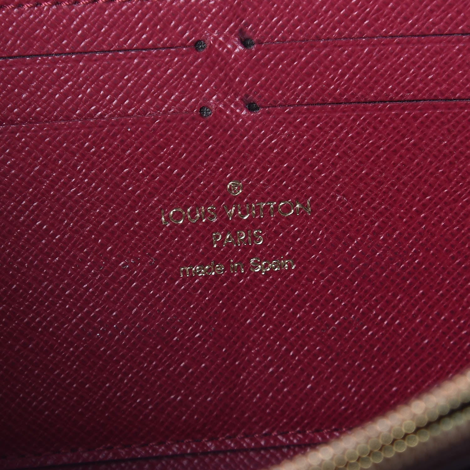 Louis Vuitton Monogram Clemence Wallet Fuchsia 6 of 6