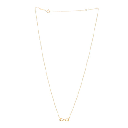 Tiffany 18K Yellow Gold Infinity Pendant Necklace 2 of 4