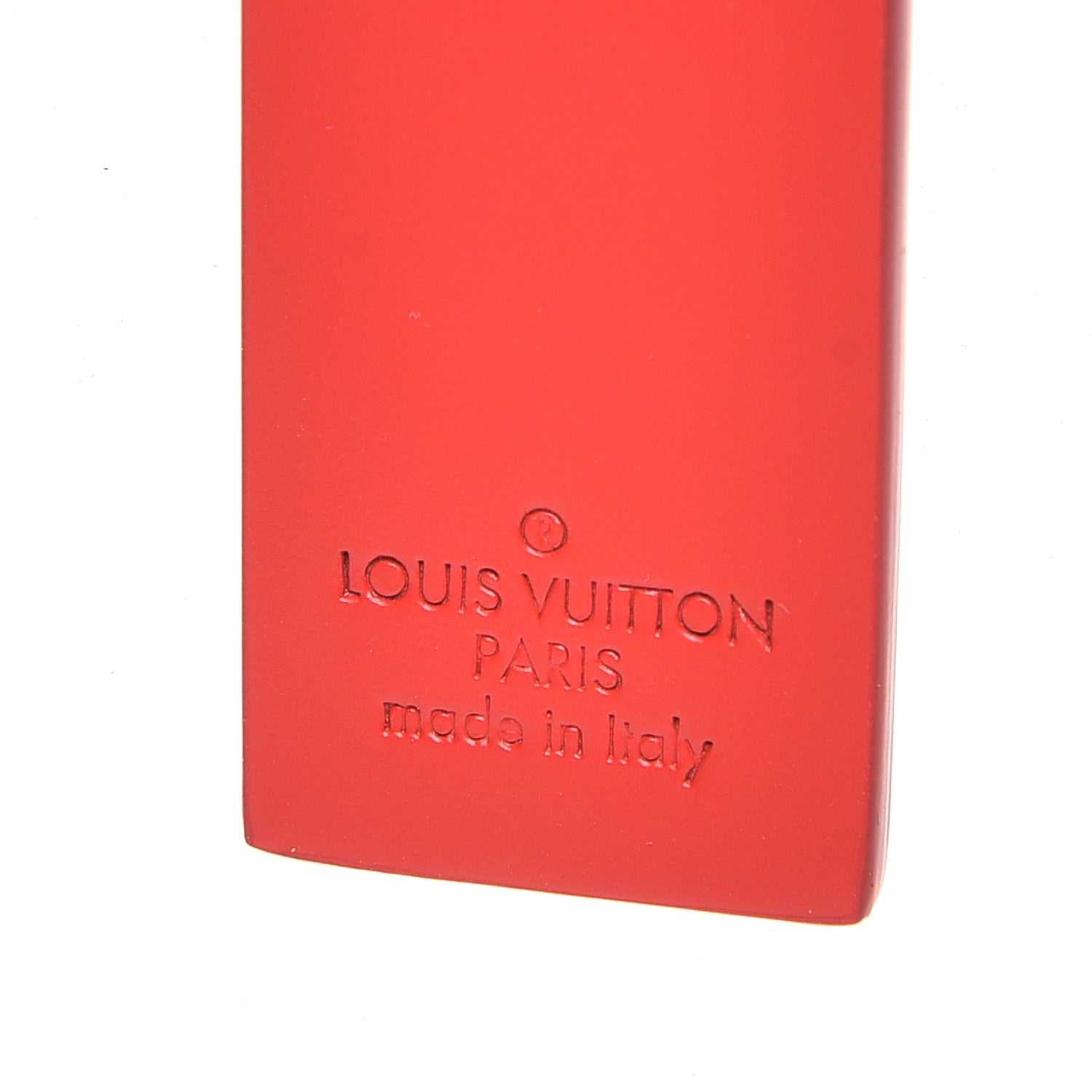 Louis Vuitton X SUPREME Epi Key Chain Bag Charm Red 3 of 6