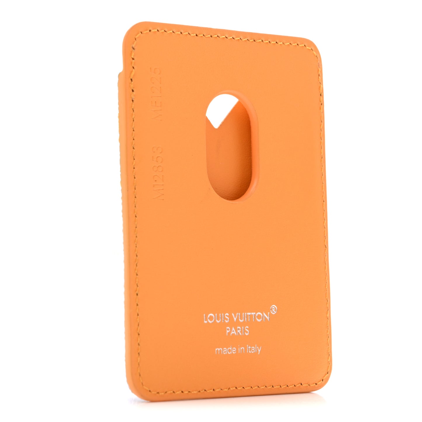 Monogram Macassar Magnetic Card Holder Safran Yellow