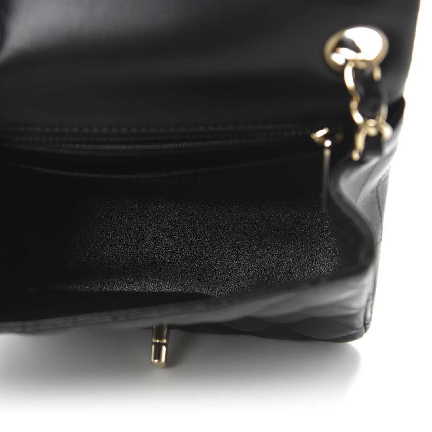 Chanel Lambskin Quilted Mini Square Flap Black 5 of 11