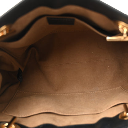 Gucci GG Supreme Monogram Small Padlock Tote Black 5 of 12