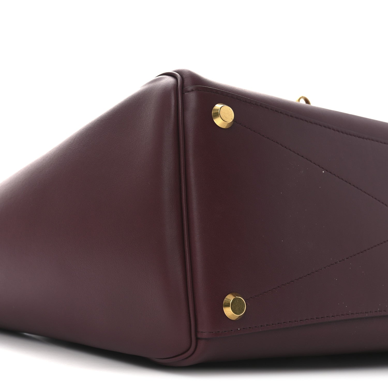 Balenciaga Smooth Calfskin Medium Bel Air Carry All Bag Dark Burgundy 8 of 9