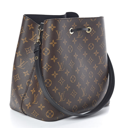 Louis Vuitton Monogram Neonoe MM Black 3 of 12