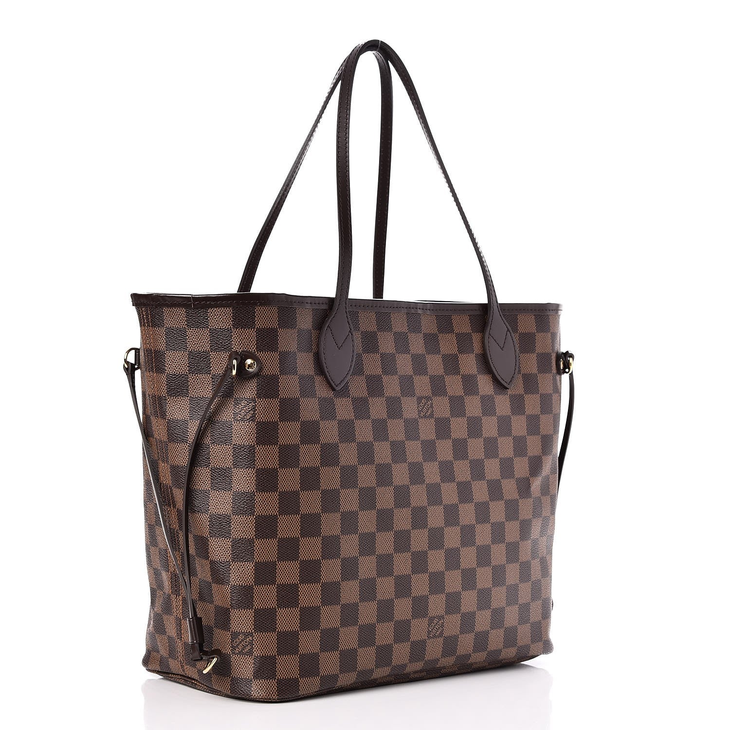 Louis Vuitton Damier Ebene Neo Neverfull MM Rose Ballerine 3 of 8