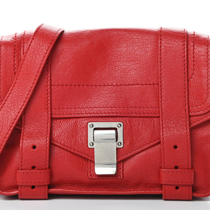 Proenza Schouler Lambskin PS1 Mini Crossbody Bag Red 9 of 13