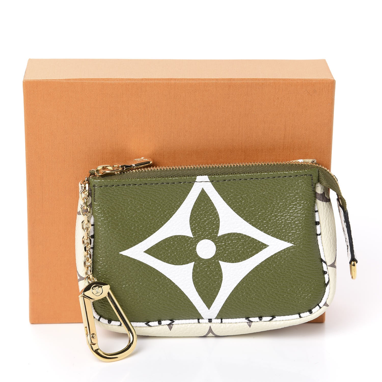Louis Vuitton Monogram Giant Micro Pochette Accessories Kaki White 7 of 7