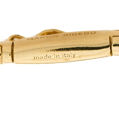 Marco Bicego 18K Yellow Gold Diamond Marrakech Twisted Coil Bracelet 5 of 5