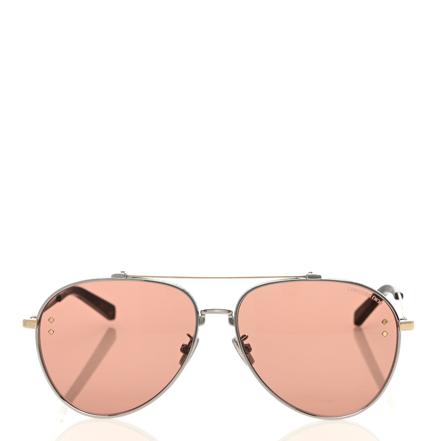 Christian Dior Metal CD Diamond A1U Sunglasses Smoke 2 of 8