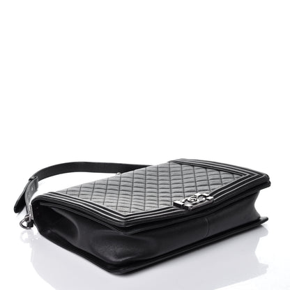 Chanel Calfskin Quilted Large Boy Flap Black 4 of 9