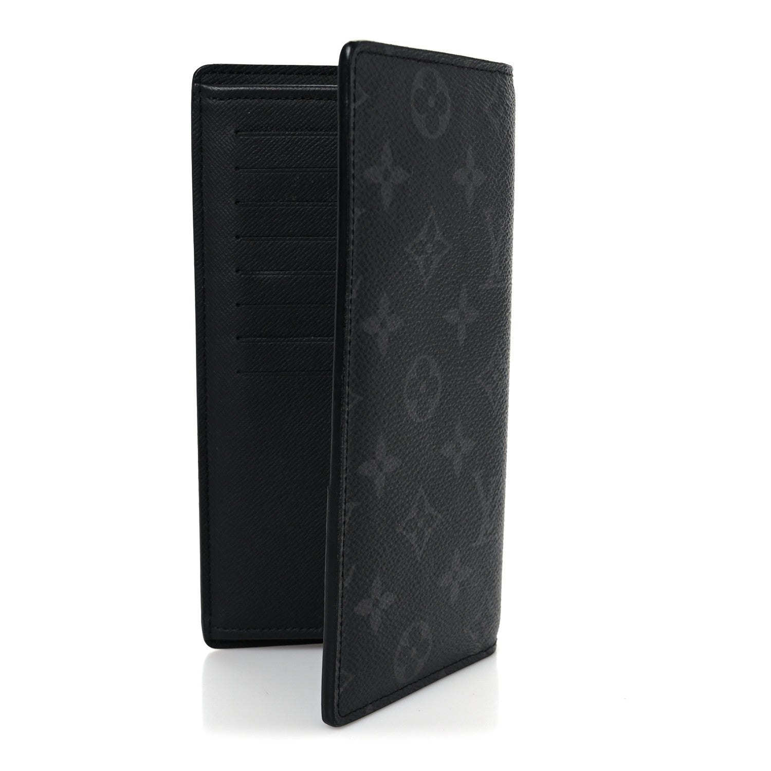 Louis Vuitton Monogram Eclipse Brazza Wallet 3 of 9