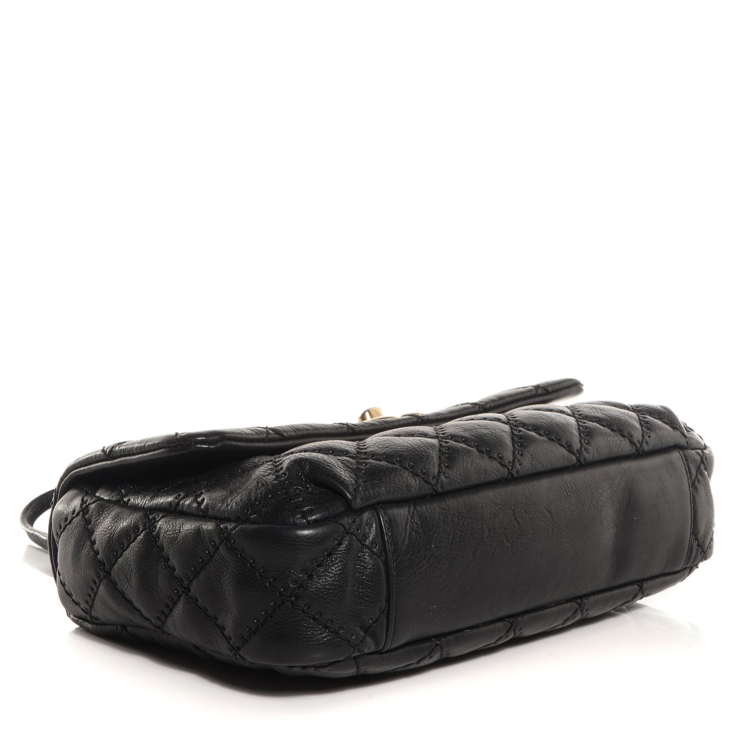 Chanel Calfskin Quilted Retro Chain Flap Black 4 of 9
