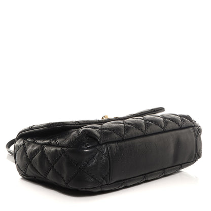Chanel Calfskin Quilted Retro Chain Flap Black 4 of 9