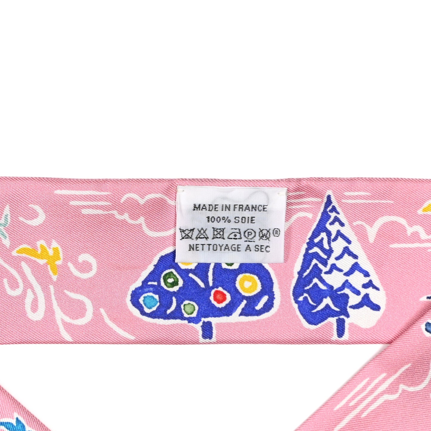 Silk Isola Di Primavera Twilly Rose Bleu Multicolor