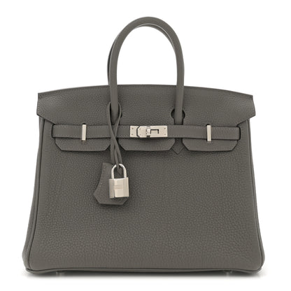 Hermes Togo Birkin 25 Gris Meyer 1 of 11