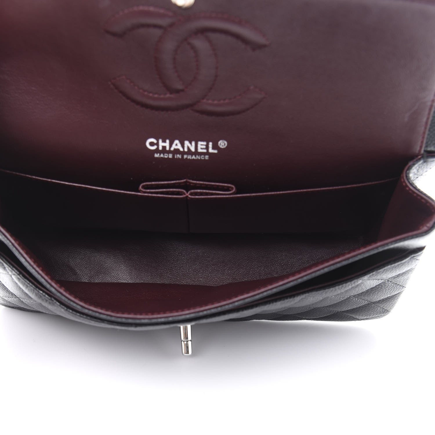 Chanel Caviar Quilted Medium Double Flap Black 5 of 11