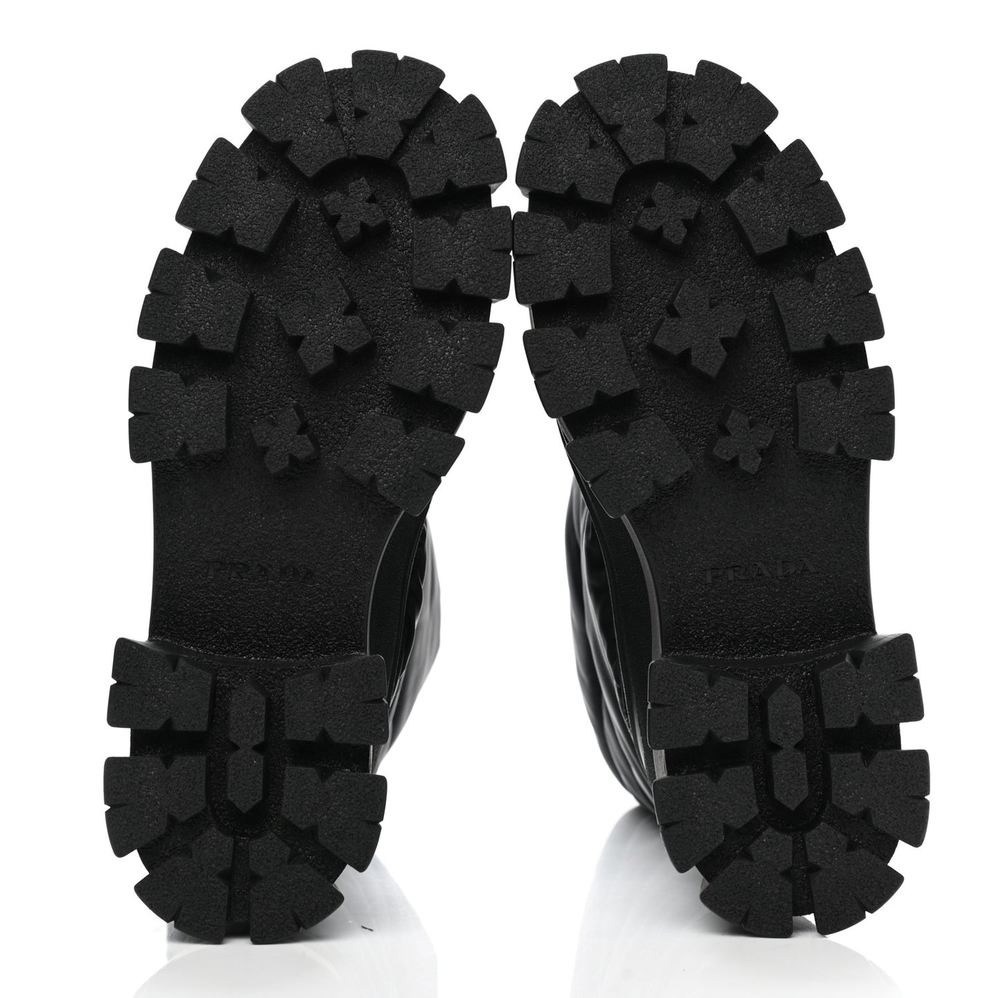 Re-Nylon Gabardine Rubber Triangle Logo Padded Monolith Drawcord 55mm Snow Boots 39.5 Black