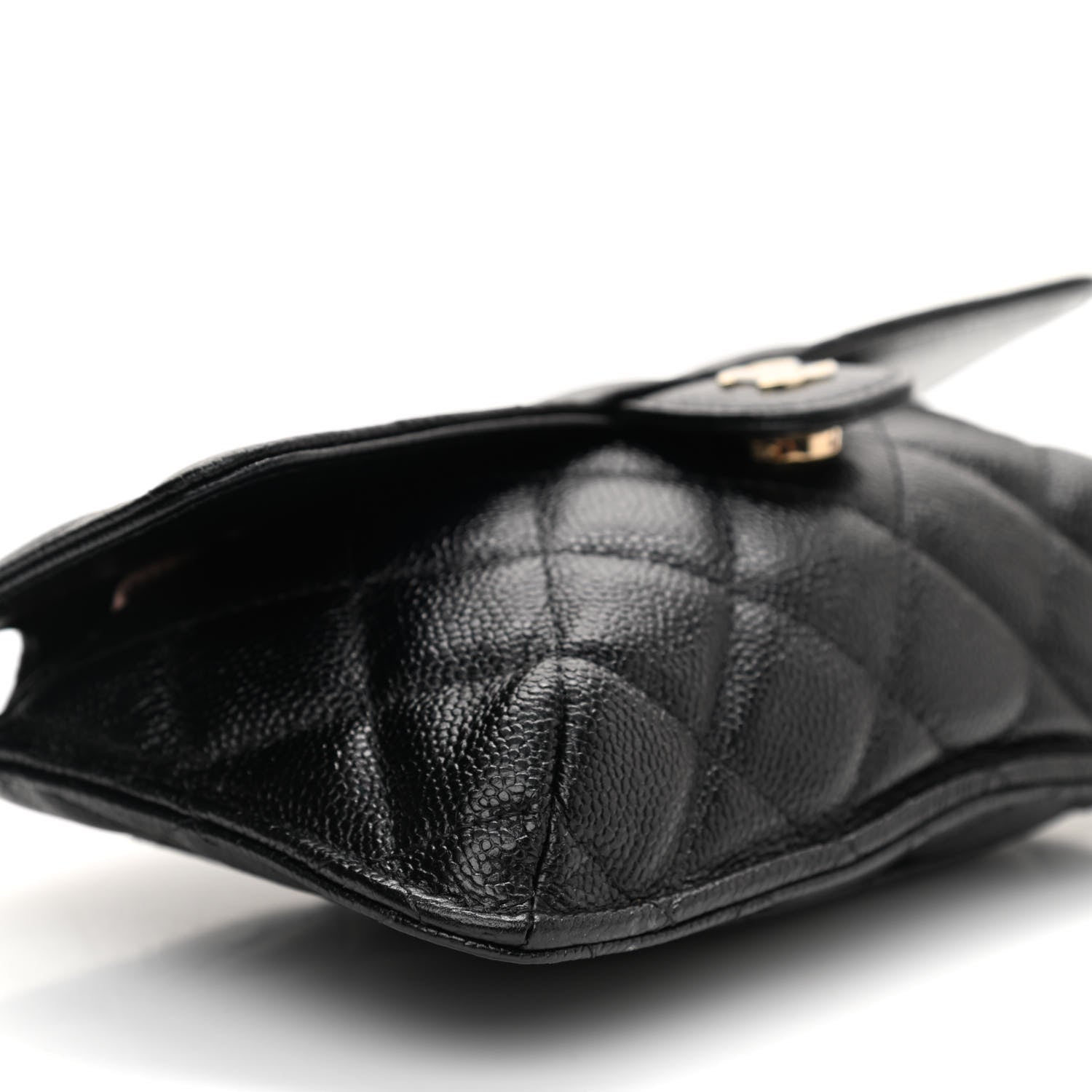 Chanel Jersey Fabric Quilted Foldable Tote With Chain Black Multicolor 13 of 17