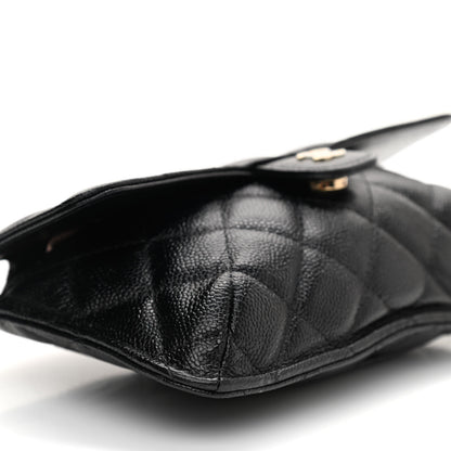 Chanel Jersey Fabric Quilted Foldable Tote With Chain Black Multicolor 13 of 17