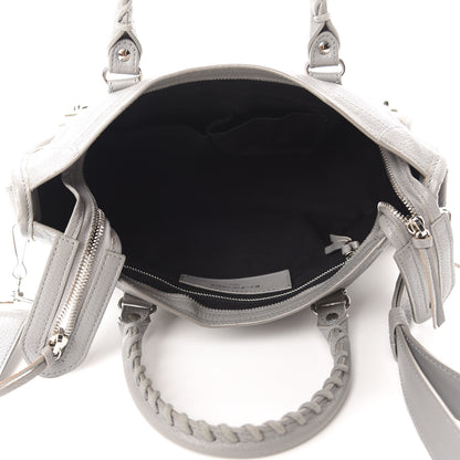 Balenciaga Chevre Silver Metallic Edge S City Gris Haussmannien 5 of 10