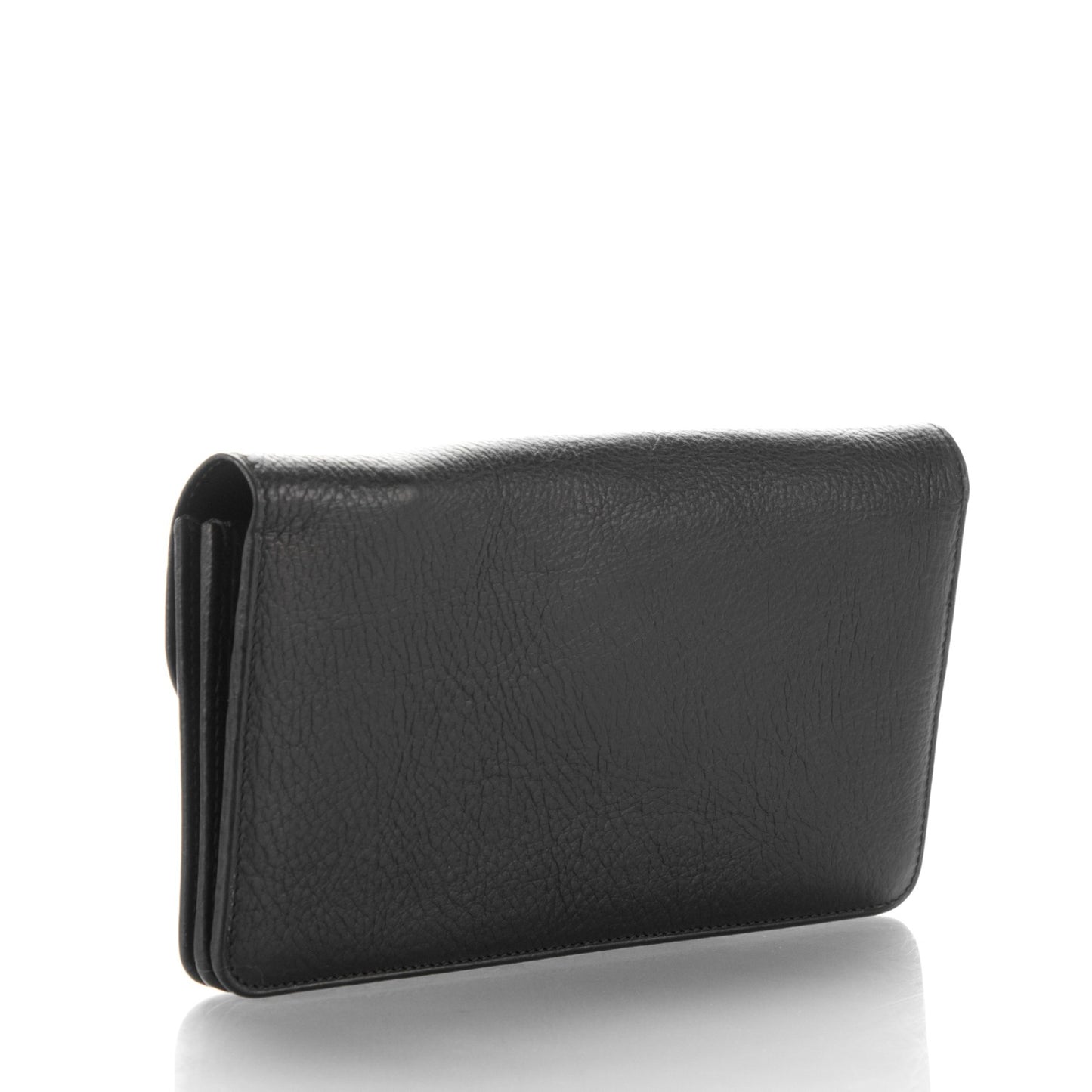 Grainy Leather Bayswater Wallet Black