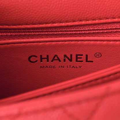 Chanel Caviar Quilted Mini Coco Handle Flap Pink 5 of 8