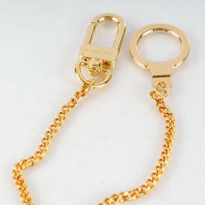 Louis Vuitton Metal Pochette Extender Key Ring Chain Gold 3 of 3
