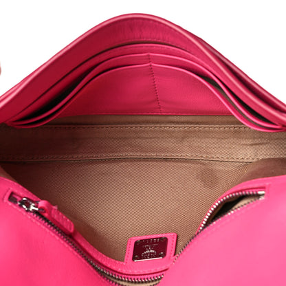 MCM Calfskin Ottomar Large Patricia Wallet On Chain Pink 5 of 11