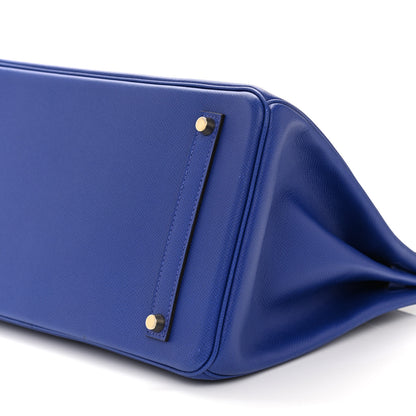 Hermes Epsom Birkin 35 Bleu Electrique 9 of 14