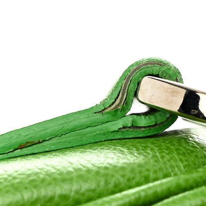 Christian Dior Shiny Goatskin Saddle Bag Green 16 of 18
