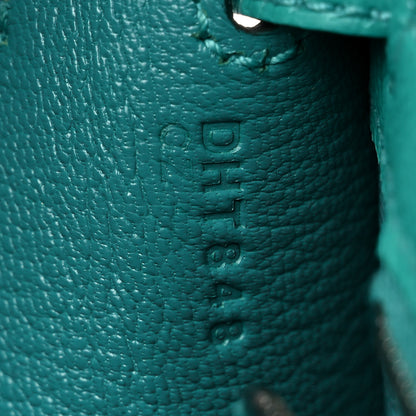 Hermes Epsom Kelly Sellier 25 Bleu Paon 7 of 9