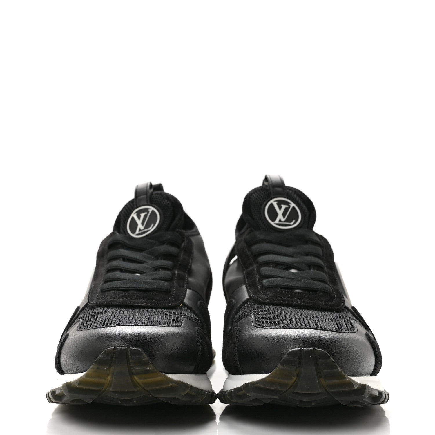Louis Vuitton Calfskin Run Away Sneakers 39 Black 3 of 11