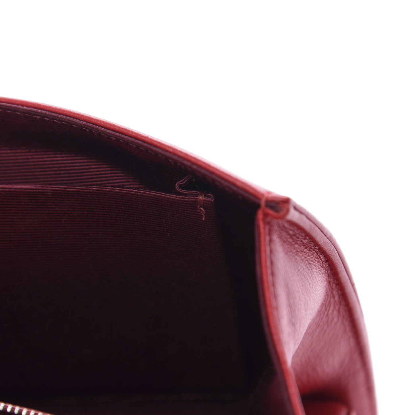 Lambskin Medium Diorama Flap Bag Red