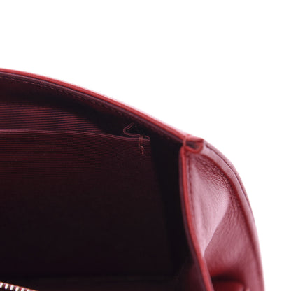 Christian Dior Lambskin Medium Diorama Flap Bag Red 10 of 12