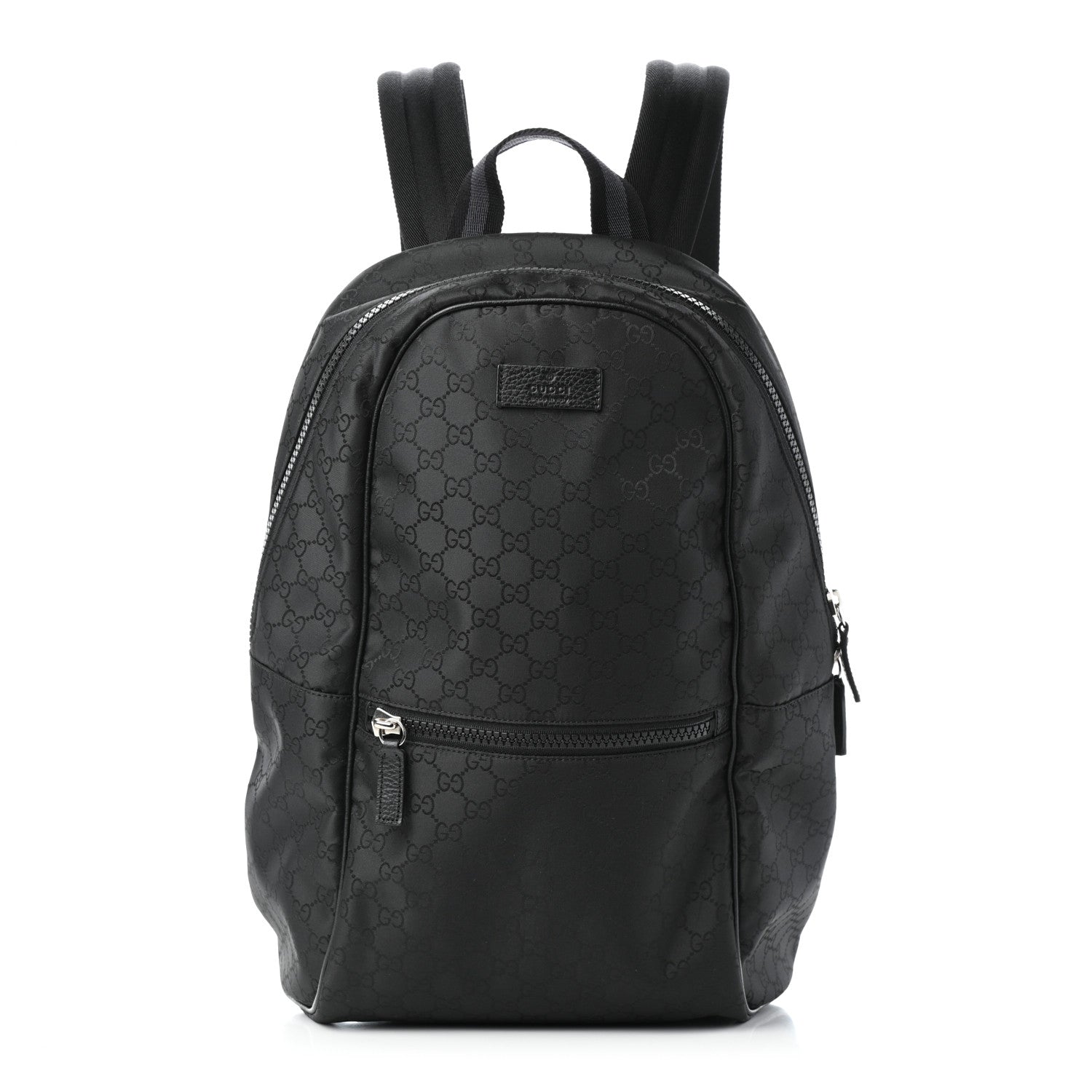 Gucci Nylon Monogram Slim Backpack Black 1 of 5