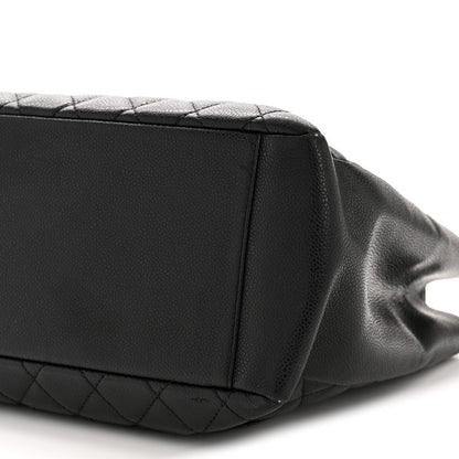 Chanel Caviar Quilted Grand Shopping Tote GST Black 10 of 13
