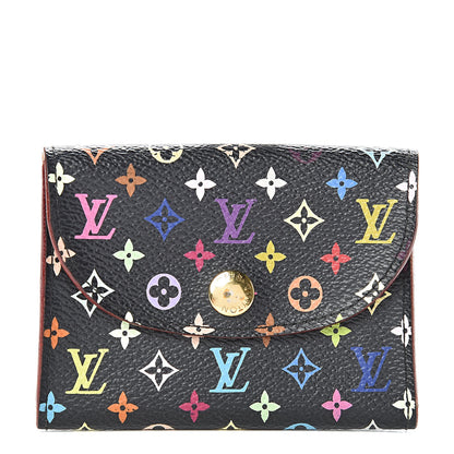 Louis Vuitton Monogram Multicolor Business Card Holder Black 1 of 12
