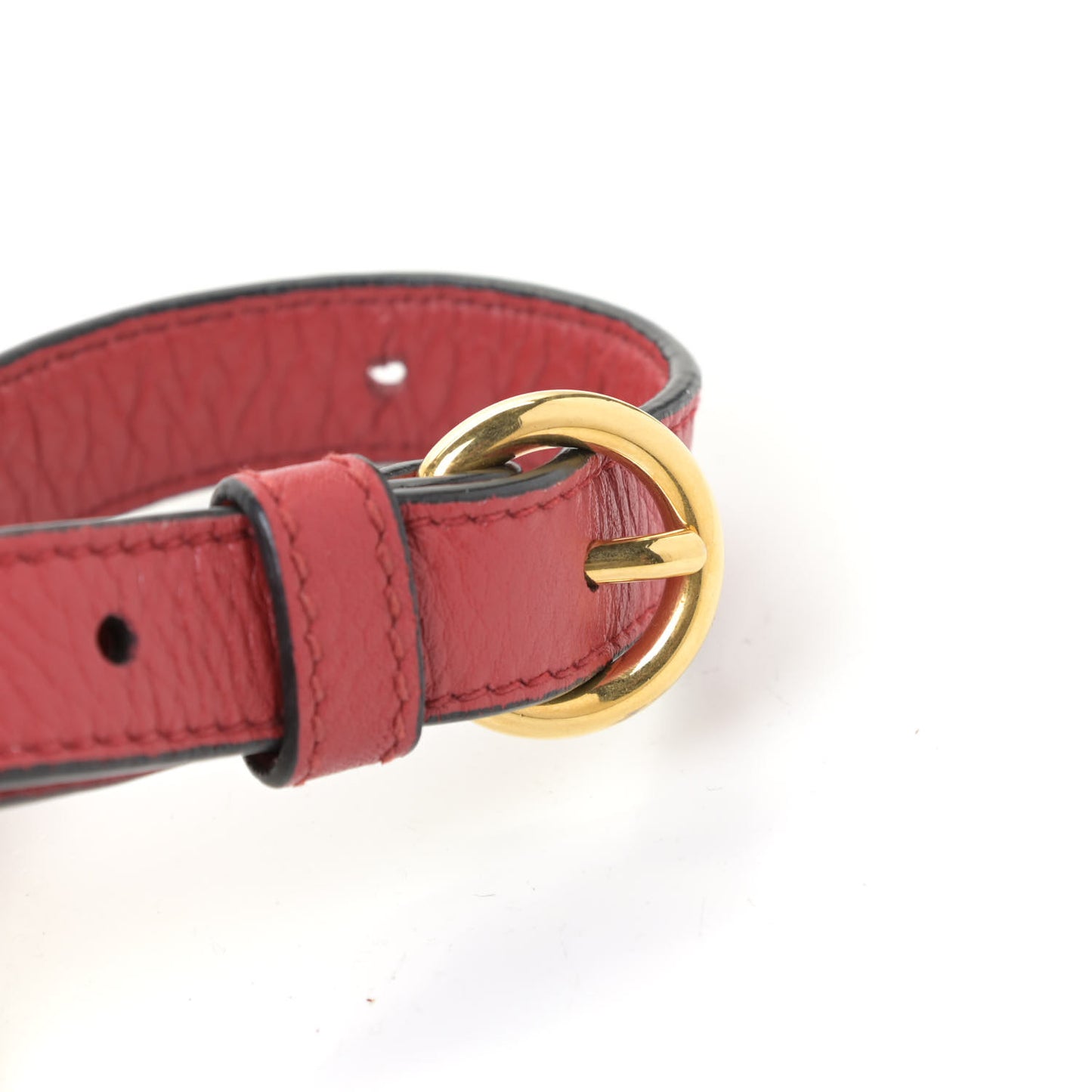 Vitello Daino Small Belt Bag Rosso