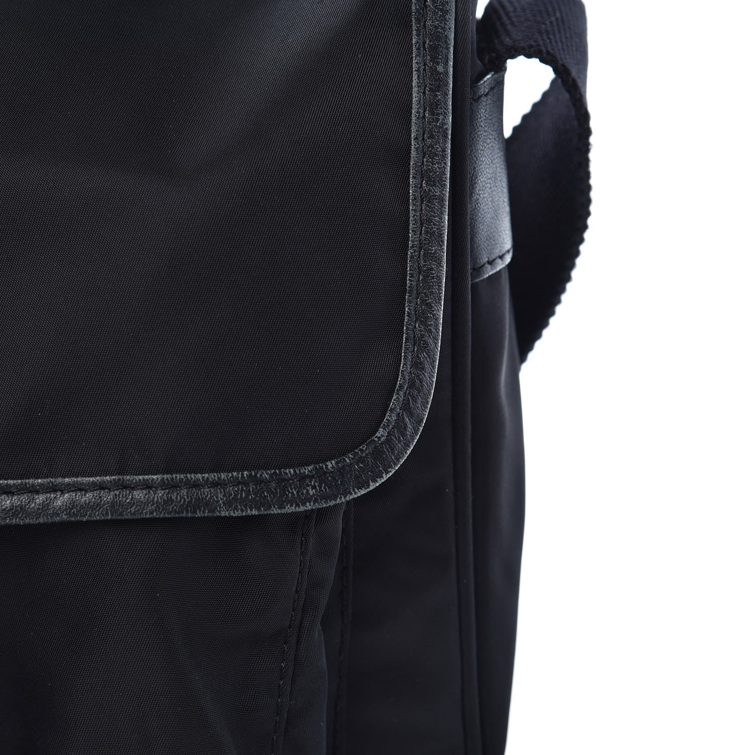 Prada Nylon Vela Messenger Black 9 of 11