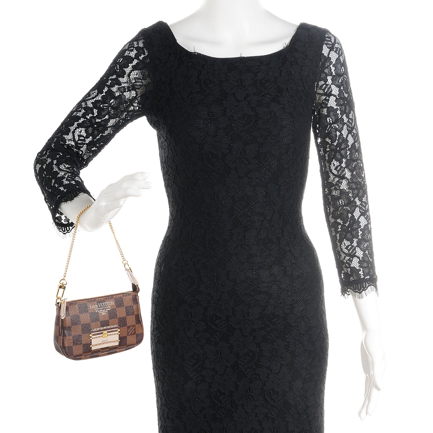 Louis Vuitton Damier Ebene Trunks and Locks Mini Pochette Accessories 2 of 8