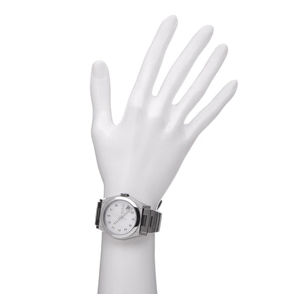 Gucci Stainless Steel Diamond Mother of Pearl 36mm Pantheon Quartz Watch 2 of 9