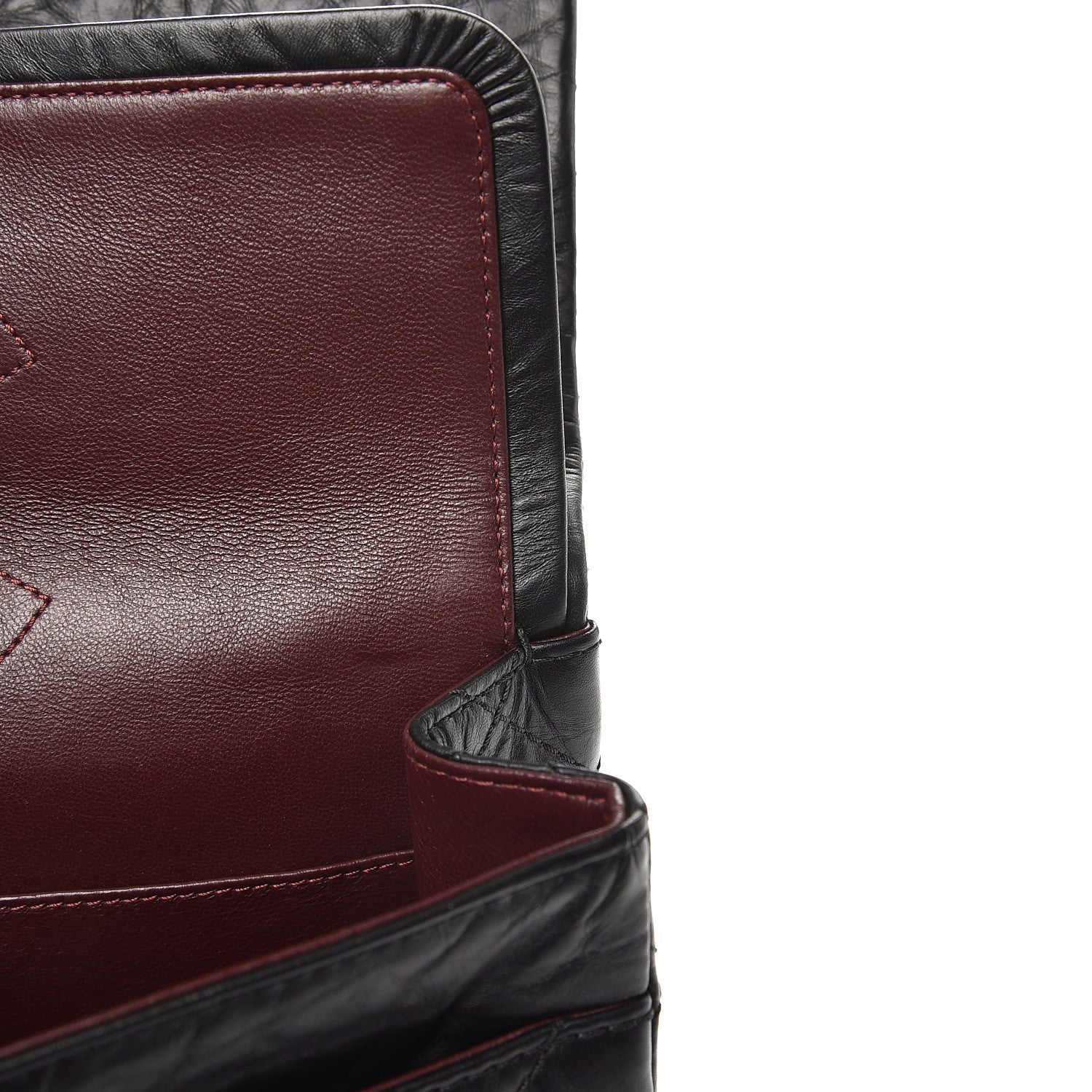 Chanel Aged Calfskin Quilted 2.55 Reissue 226 Flap Black 9 of 9