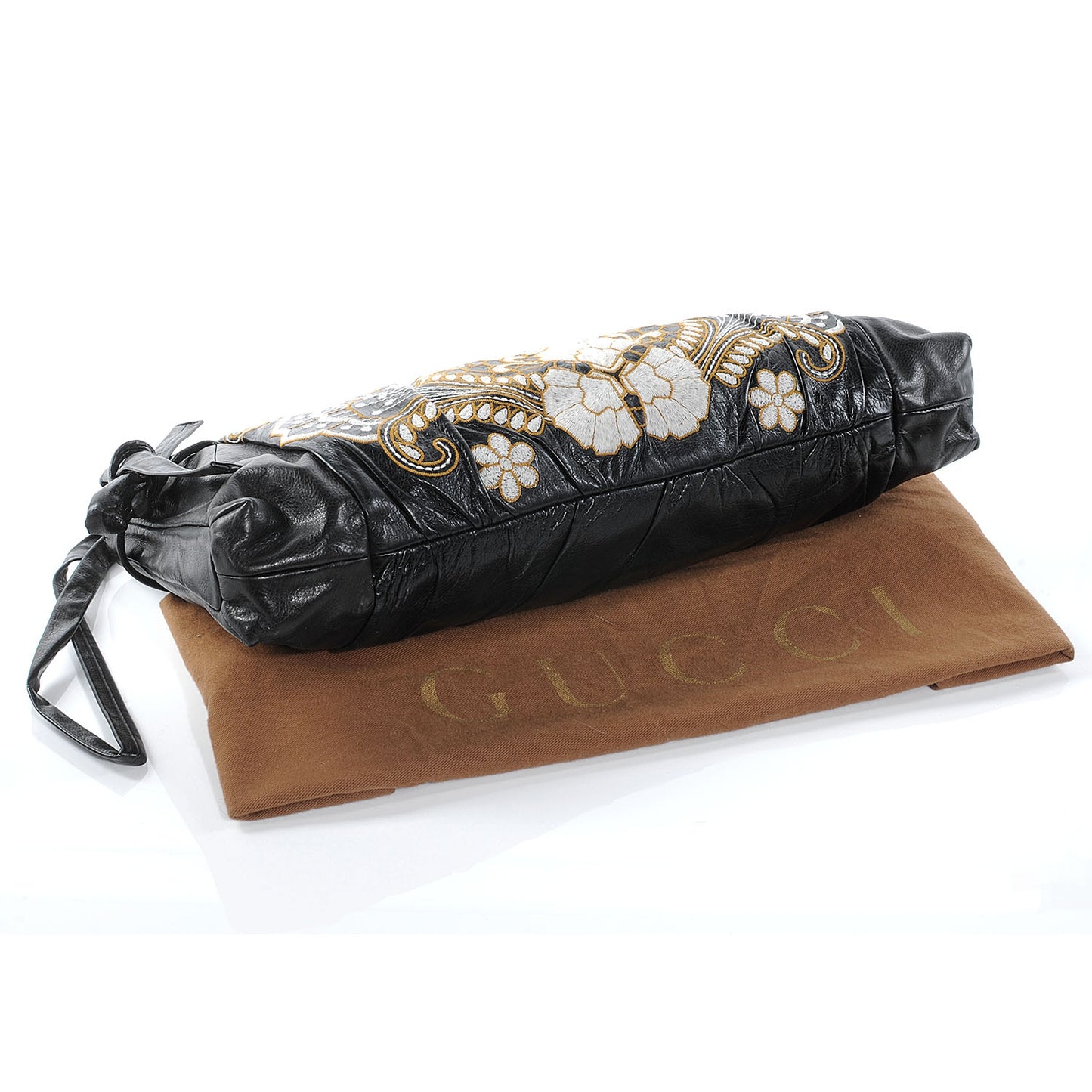 Leather Embroidery Hysteria Large Clutch
