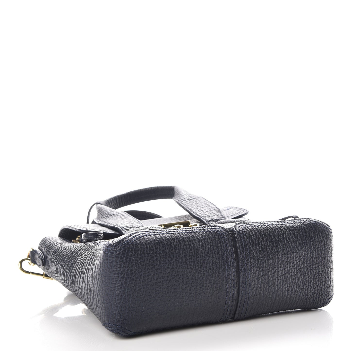 3.1 Textured Calfskin Mini Pashli Satchel Ink