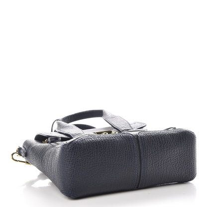 3.1 Phillip Lim 3.1 Textured Calfskin Mini Pashli Satchel Ink 4 of 10