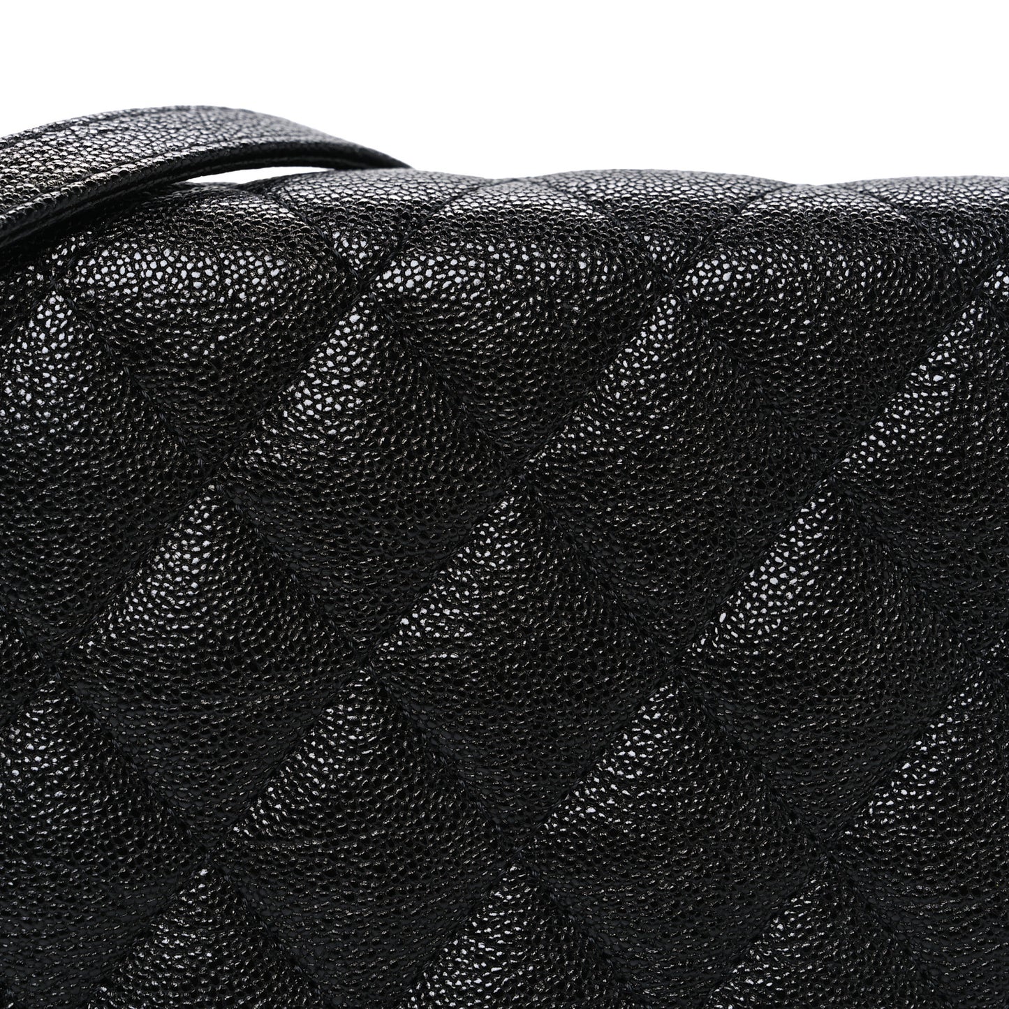 Caviar Quilted Boy Wallet On Chain WOC Black