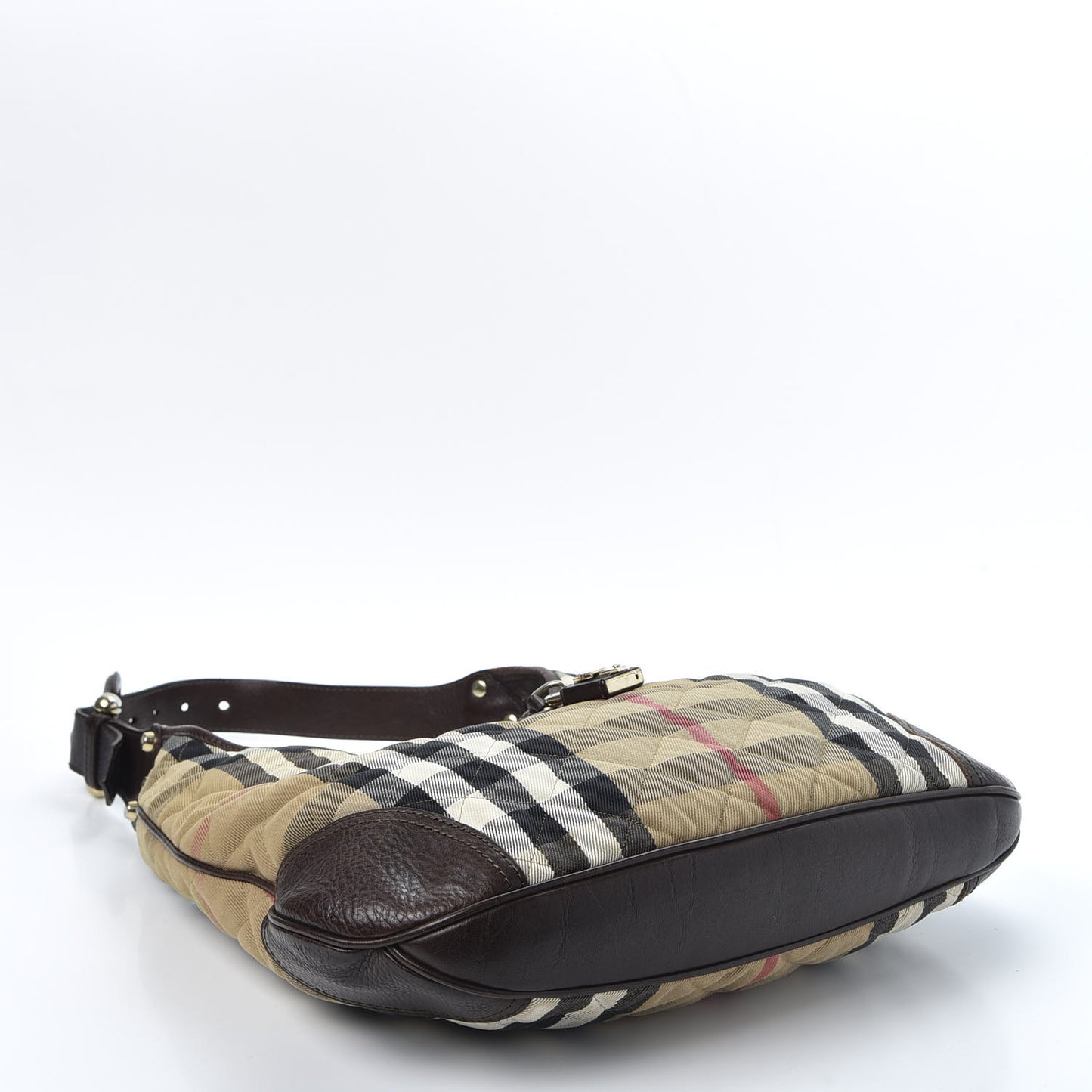 House Check Quilted Brook Hobo Chocolate