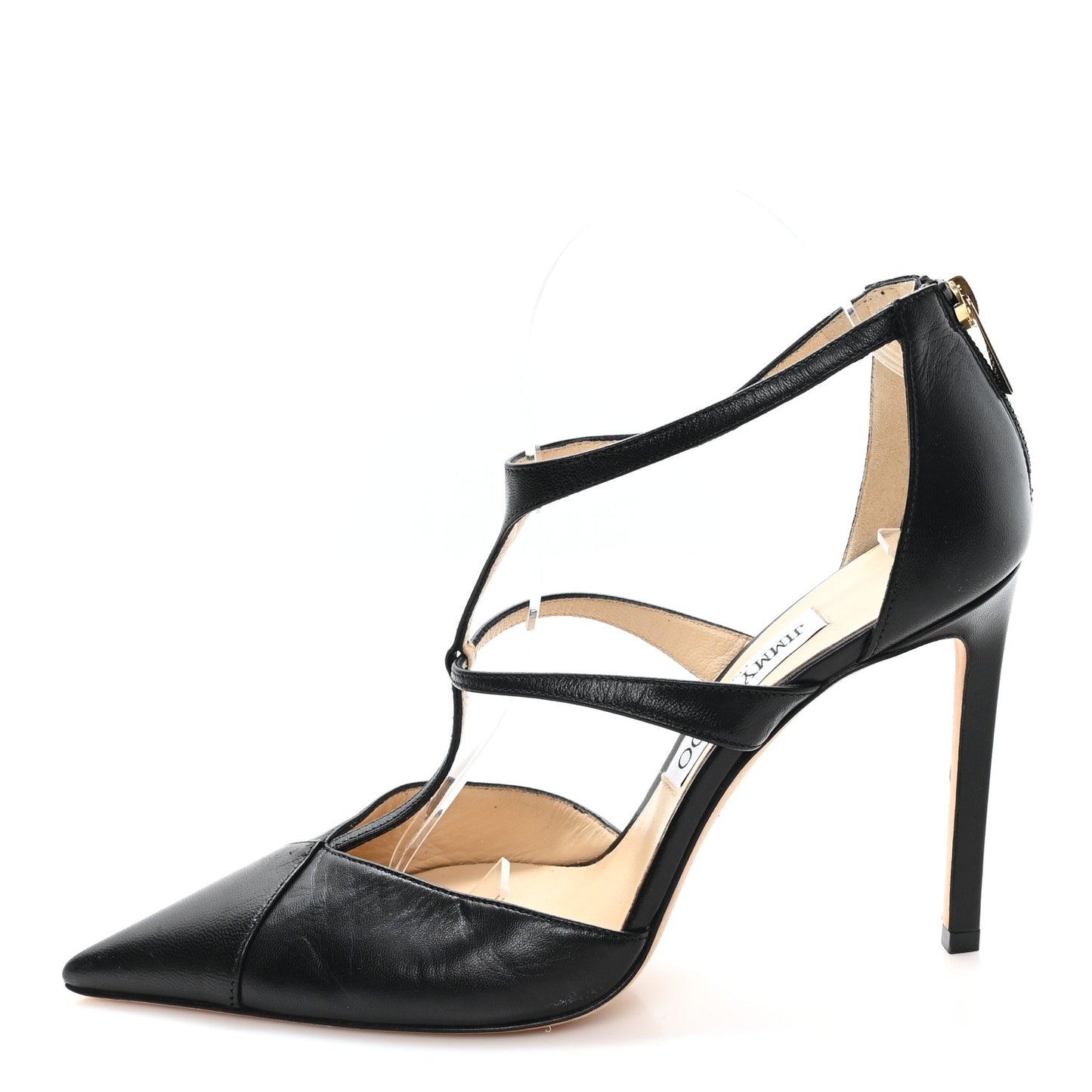 Calfskin Saoni 100 Pumps 38.5 Black