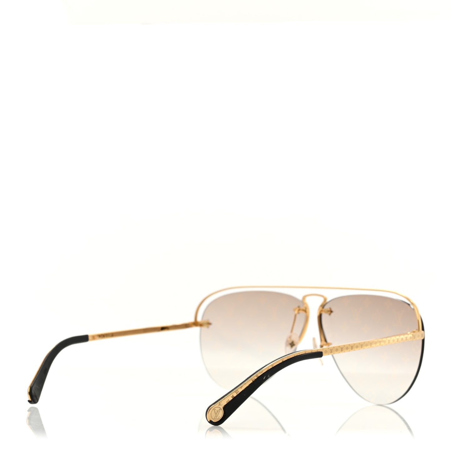 Monogram Grease Sunglasses Z1366E Gold